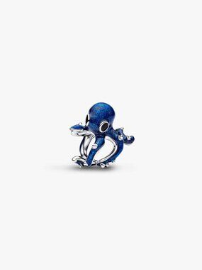 Pandora Blue Octopus Charm